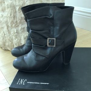 Black Heeled Booties